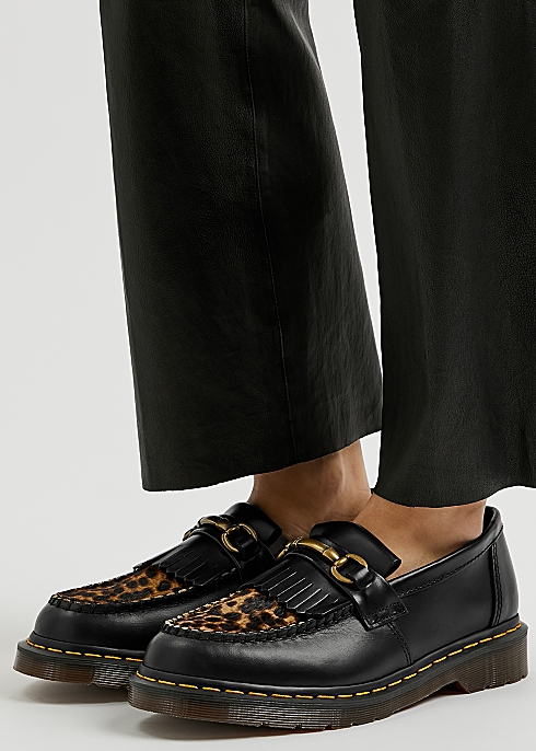 Thirty Emulation referee Dr Martens Adrian Snaffle calf hair and leather loafers - Harvey Nichols