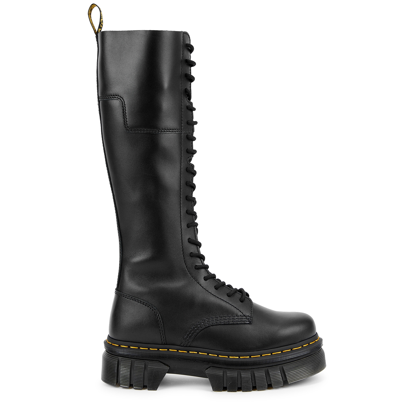 Dr Martens Audrick 20I Leather Knee-high Boots - Black - 7