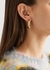 Enamelled logo hoop earrings - Marc Jacobs