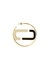 Enamelled logo gold-plated hoop earrings - Marc Jacobs
