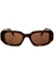 Rectangle-frame sunglasses - Prada