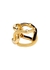 Intreccio 18kt gold-plated ring - Bottega Veneta