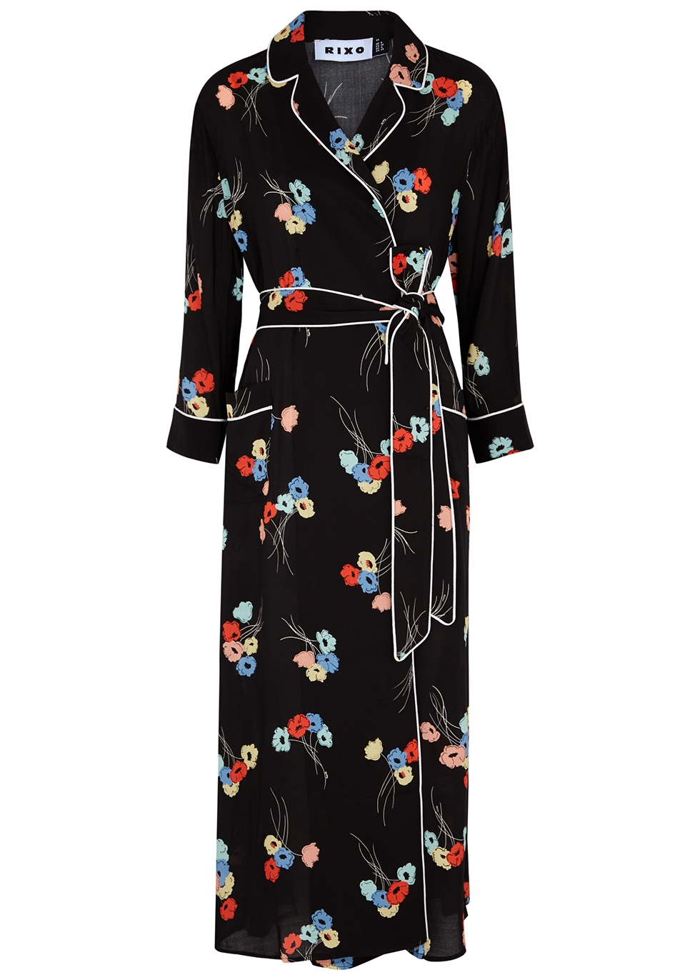 Rixo Marta floral-print robe - Harvey Nichols