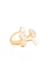 Chasing Shadows embellished 14kt gold vermeil ring - Completedworks