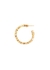 Crystal-embellished 14kt gold vermeil hoop earrings - Completedworks