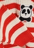KIDS Panda striped cotton jumper - MINI RODINI