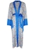 De Fleurs printed stretch-silk robe - Jessica Russell Flint