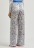 De Fleurs stretch-silk pyjama trousers - Jessica Russell Flint