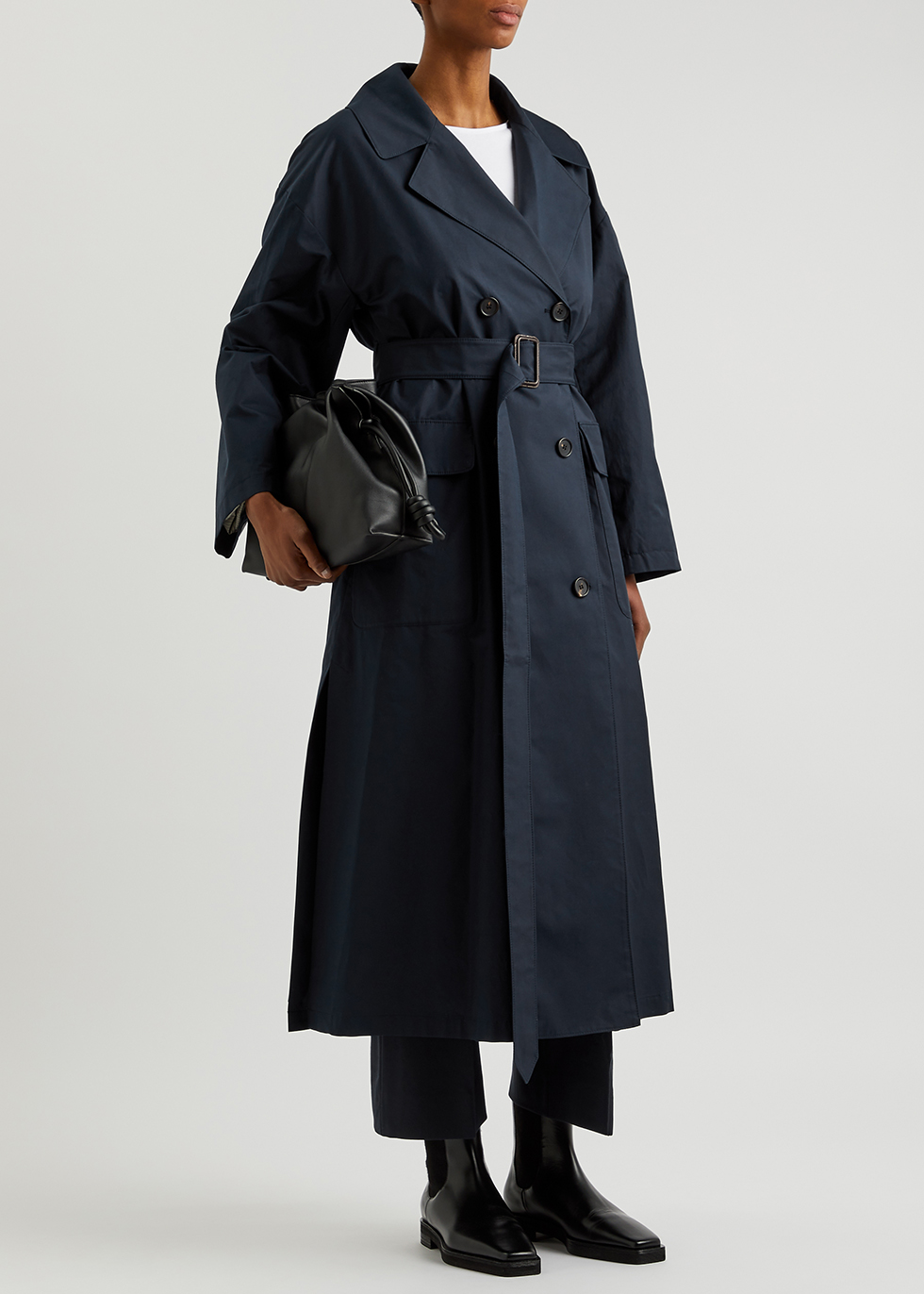 Max Mara The Cube THE CUBE Atrench cotton-blend trench coat 