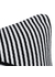 Stripe eye cushion 30x50cm black & white - AMARA - ULTRA