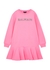 KIDS Glittered logo cotton sweatshirt dress (12-14 years) - Balmain