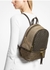 Rhea medium color-block metallic logo backpack - MICHAEL Michael Kors