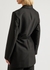 Belted cotton-blend blazer - Totême