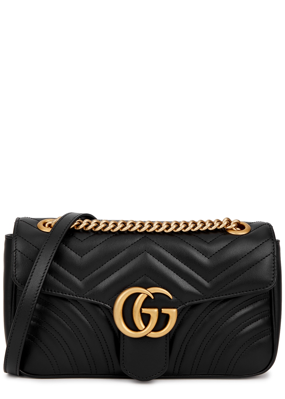 Gucci GG Marmont small leather shoulder bag - Harvey Nichols