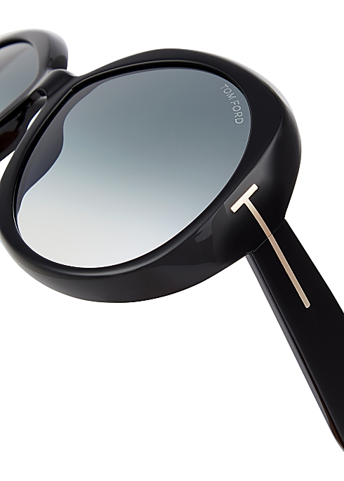Tom Ford Annabelle oversized round-frame sunglasses - Harvey Nichols