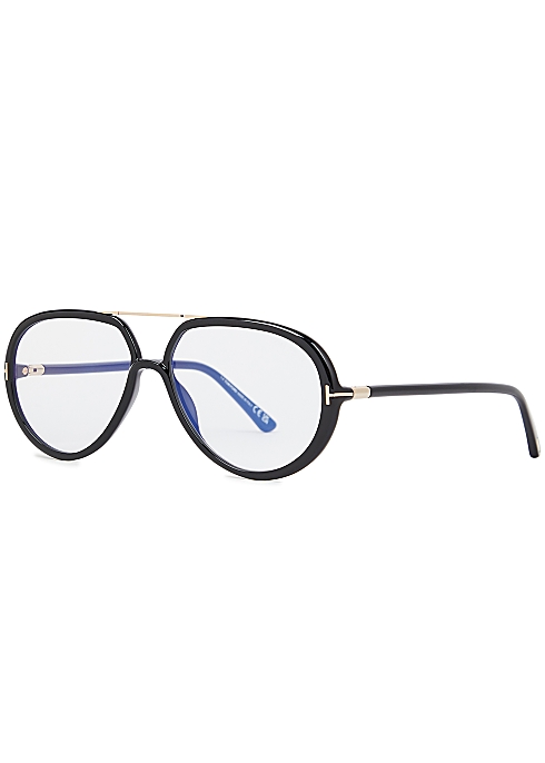Tom Ford Aviator-style optical glasses - Harvey Nichols