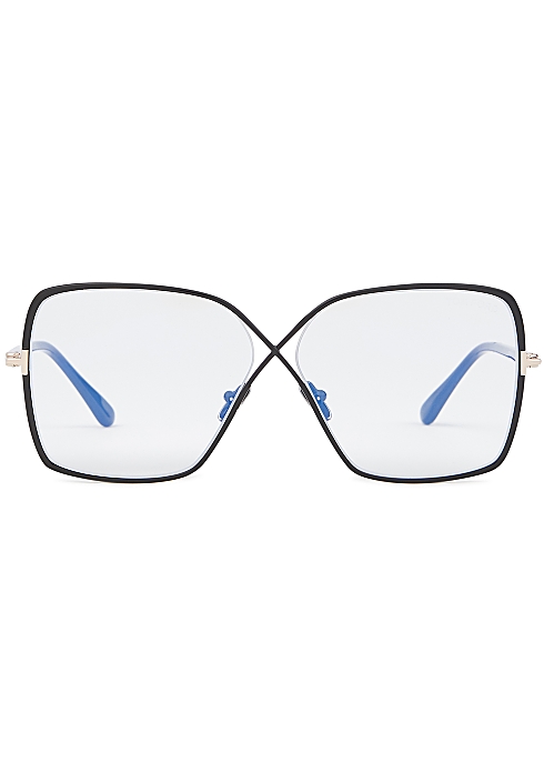 Tom Ford Butterfly-frame optical glasses - Harvey Nichols