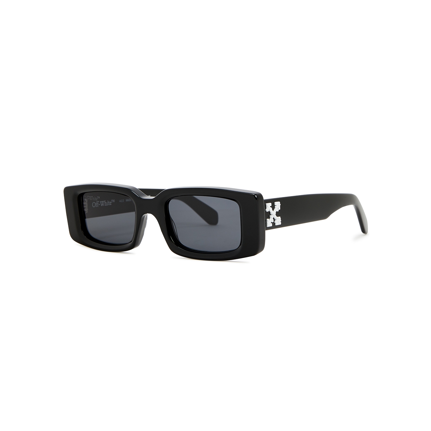 Sugara Enterprise Arthur Off White Rectangle-frame Sunglasses For