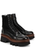 Owena panelled leather ankle boots - Chloé