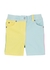 KIDS Colour-blocked stretch-denim shorts - Stella McCartney
