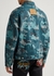 Camouflage-print reversible denim jacket - Evisu