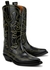 Embroidered leather cowboy boots - Ganni