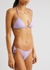 Miami ribbed triangle bikini top - Melissa Odabash