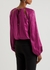Sionne paisley-jacquard silk-blend blouse - Veronica Beard