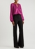 Sionne paisley-jacquard silk-blend blouse - Veronica Beard