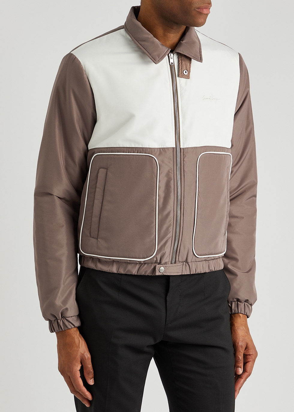 Second/Layer Esteban panelled shell jacket - Harvey Nichols