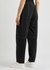 Tapered cotton-blend trousers - Ganni
