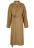 Belted wool and cashmere-blend coat - Loewe
