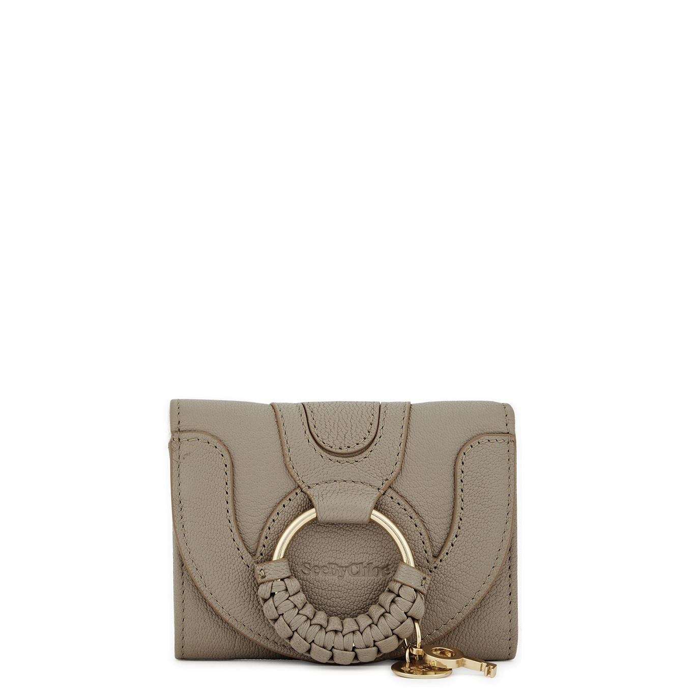 See By Chloé Hana Small Leather Wallet - Grey - One Size