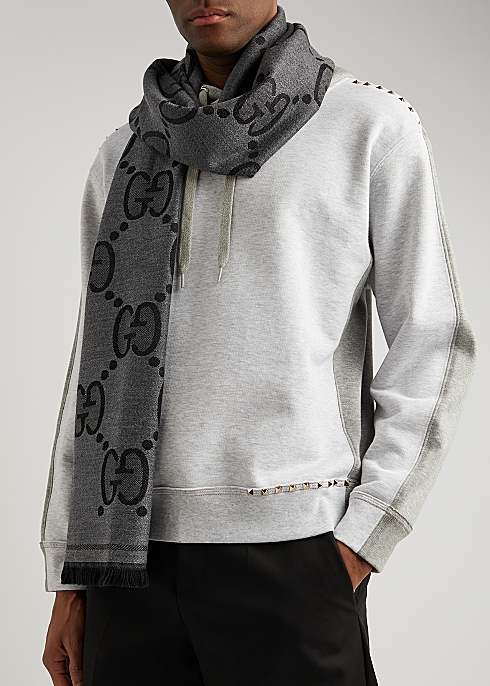 Gucci Nest GG-jacquard wool scarf - Harvey Nichols