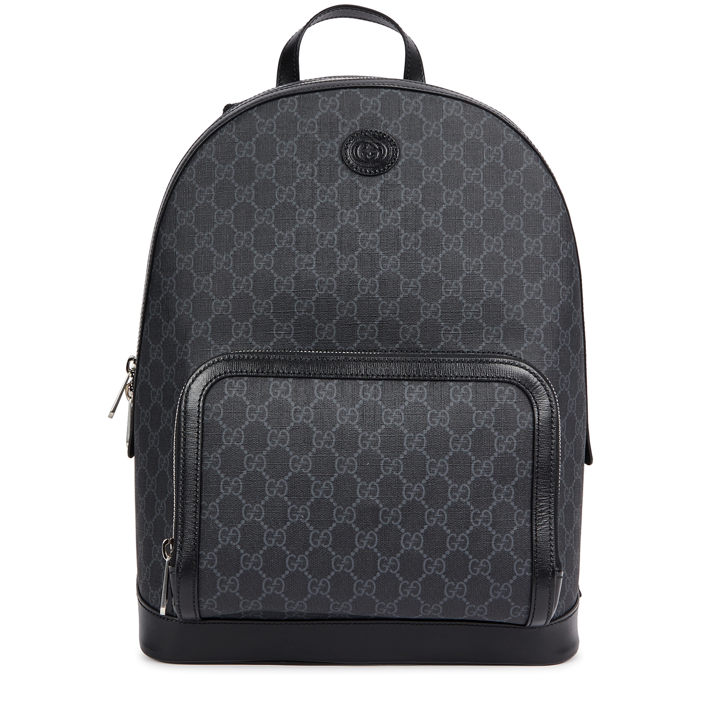 Gucci Gg Supreme Monogrammed Backpack In Black | ModeSens