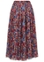 Floral-print pleated tulle midi skirt - Philosophy Di Lorenzo Serafini