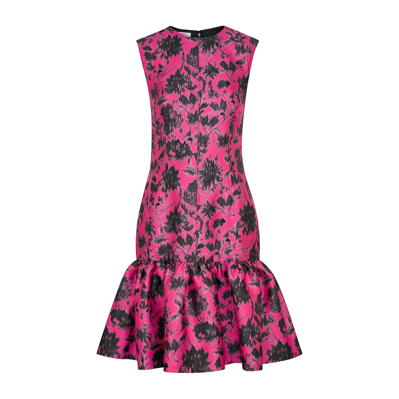 Philosophy Di Lorenzo Serafini Floral Satin Midi Dress, Dress, Pink - Black - 3