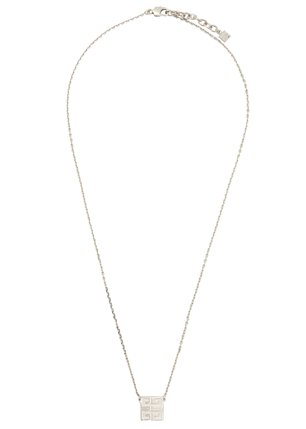 Givenchy G Square silver-tone necklace - Harvey Nichols