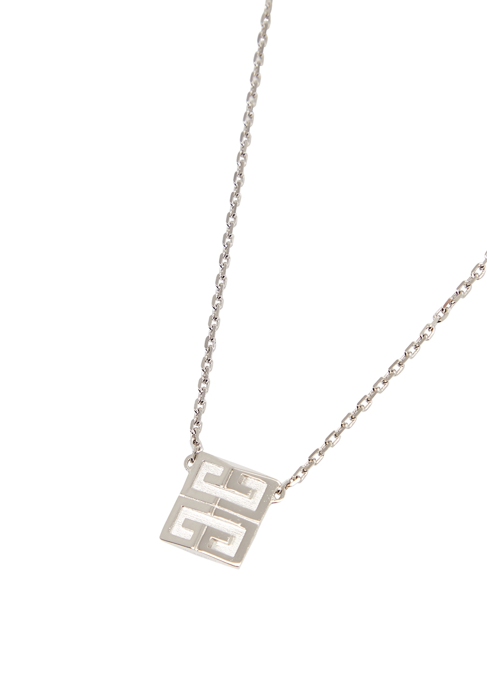 Givenchy G Square silver-tone necklace - Harvey Nichols