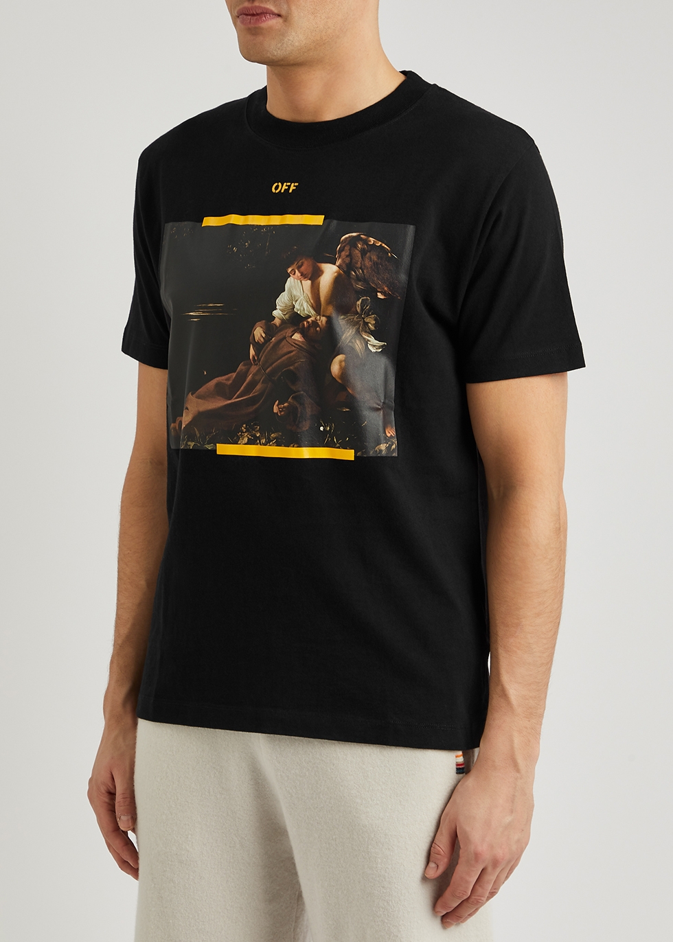 Off-White Caravaggio Arrows cotton T-shirt - Harvey Nichols