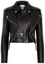Layered cropped leather jacket - Alexander McQueen