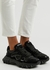 B-East panelled woven leather sneakers - Balmain