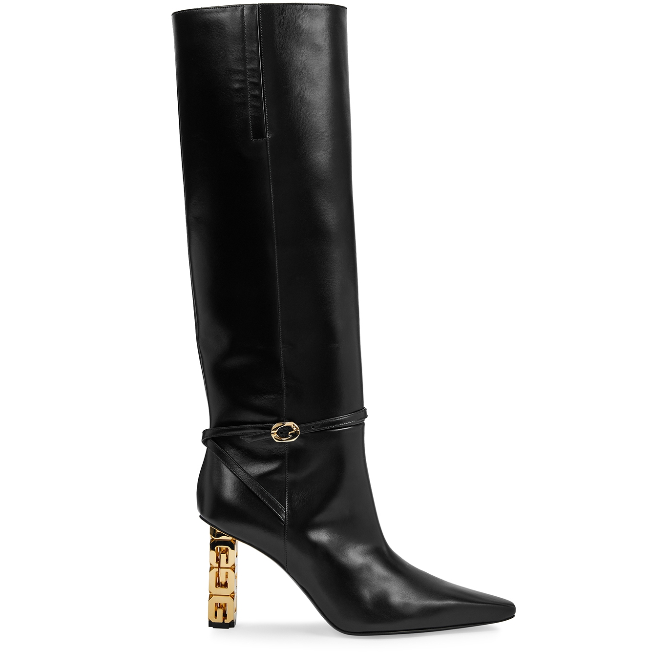 Givenchy G Cube 85 Leather Knee-high Boots