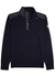 Kilmington half-zip panelled wool sweatshirt - Belstaff