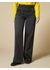 Wide-leg satin denim jeans - Marina Rinaldi