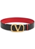 Valentino Garavani VLogo reversible leather belt - Valentino Garavani