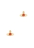 Nano Solitaire orb stud earrings - Vivienne Westwood