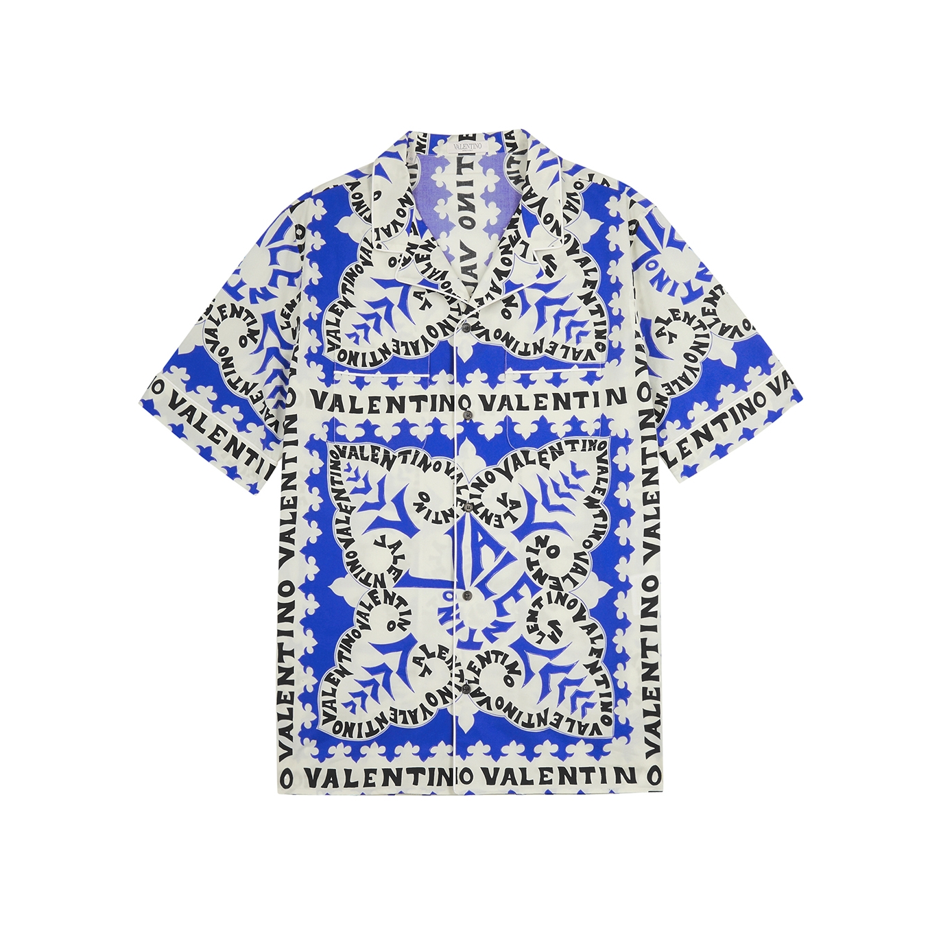 Valentino Bandana-print Cotton Shirt