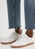 Panelled leather sneakers - Totême