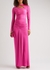 Ruched cut-out stretch-jersey gown - Victoria Beckham